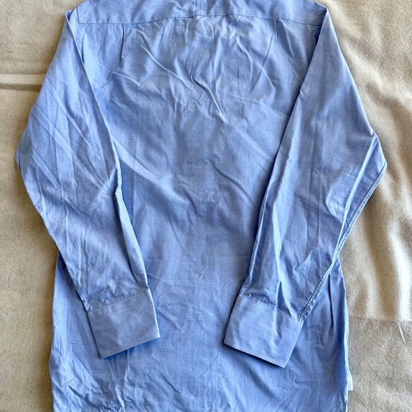J. Crew Ludlow spread-collar dress shirt in end-on-end blue - Picture 5 of 5
